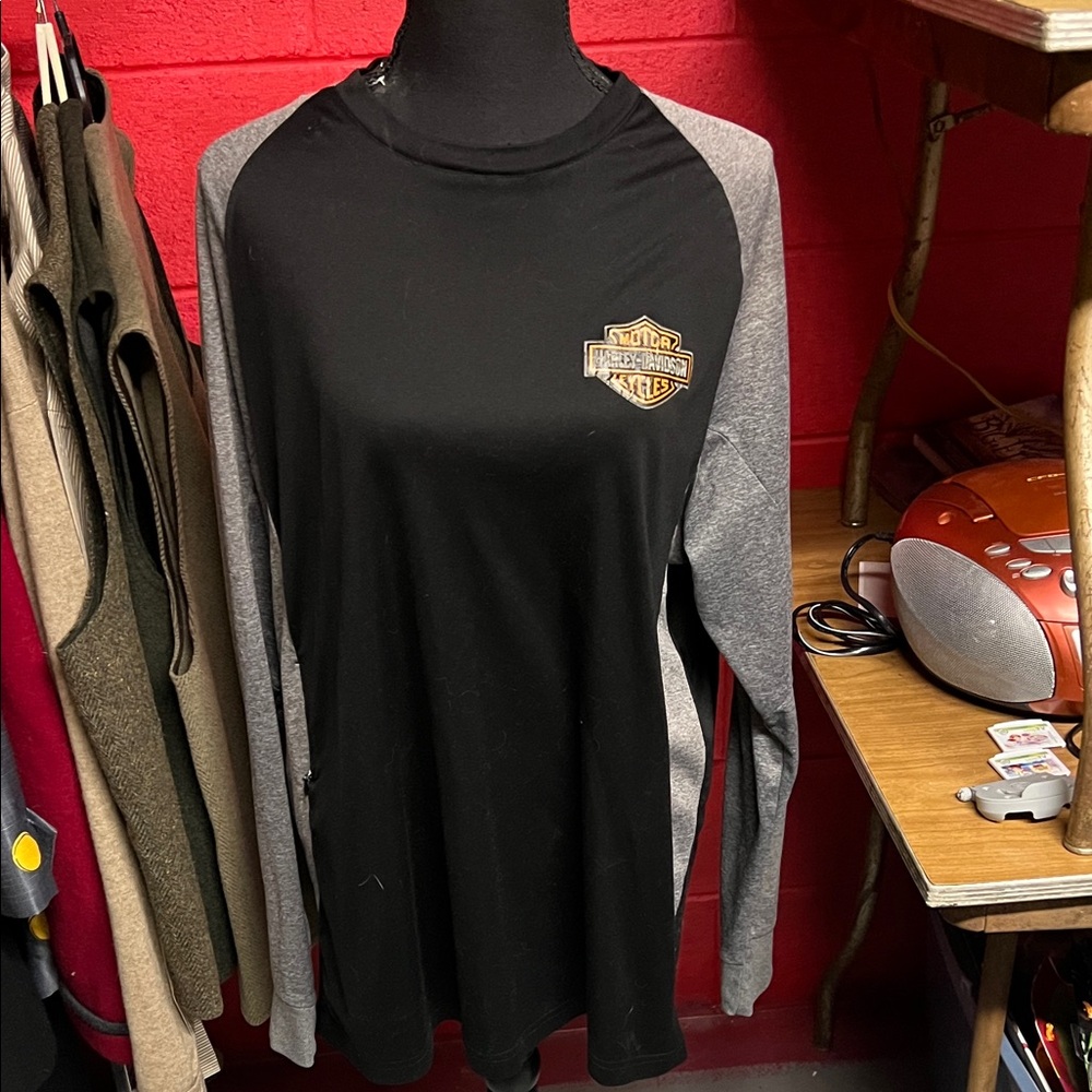 Black Performance Harley-Davidson Long Sleeve Shirt XL